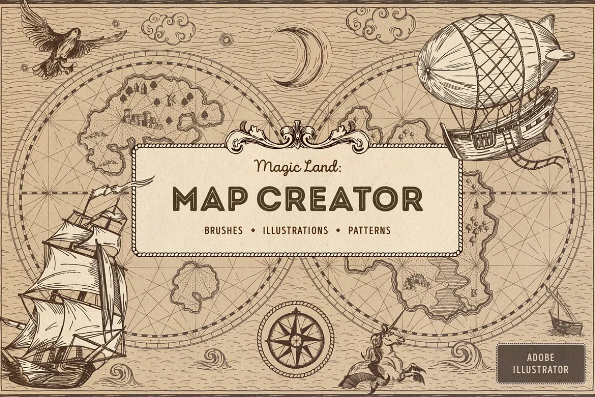 Magic Lands: Vintage Map Creator