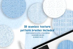 MAGIC TEXTURE BRUSHES for PROCREATE
