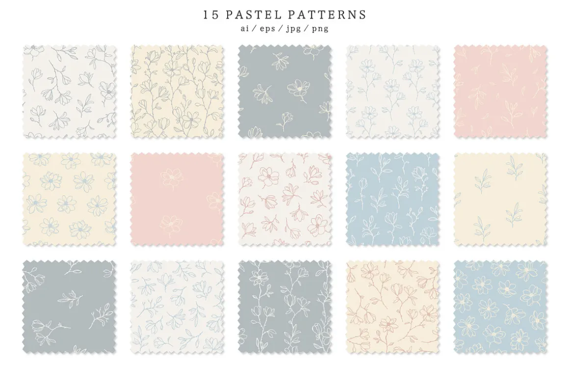 Magnolia - Patterns & Flowers