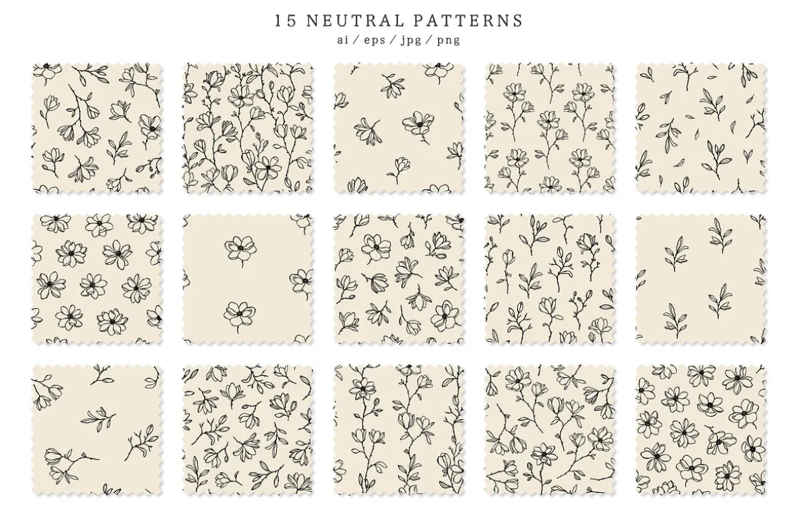 Magnolia - Patterns & Flowers