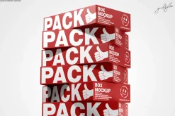 Mailing Box Mockup Set-1