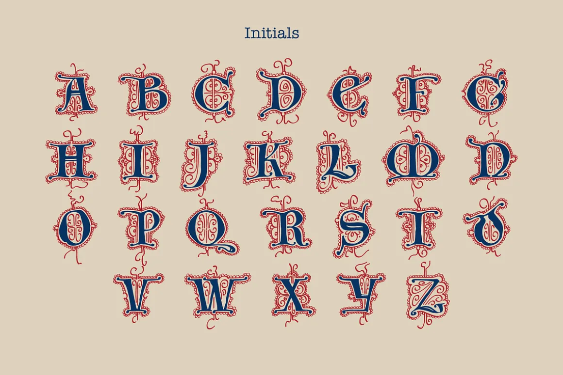 Mainz manuscript 2 fonts set