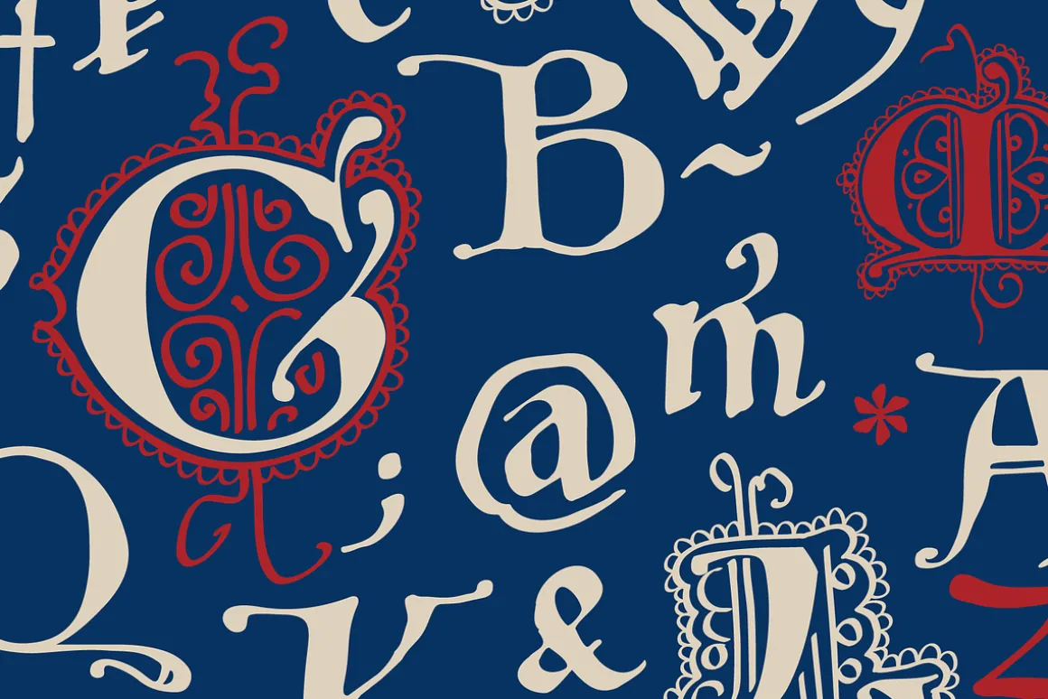 Mainz manuscript 2 fonts set