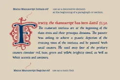 Mainz manuscript 2 fonts set