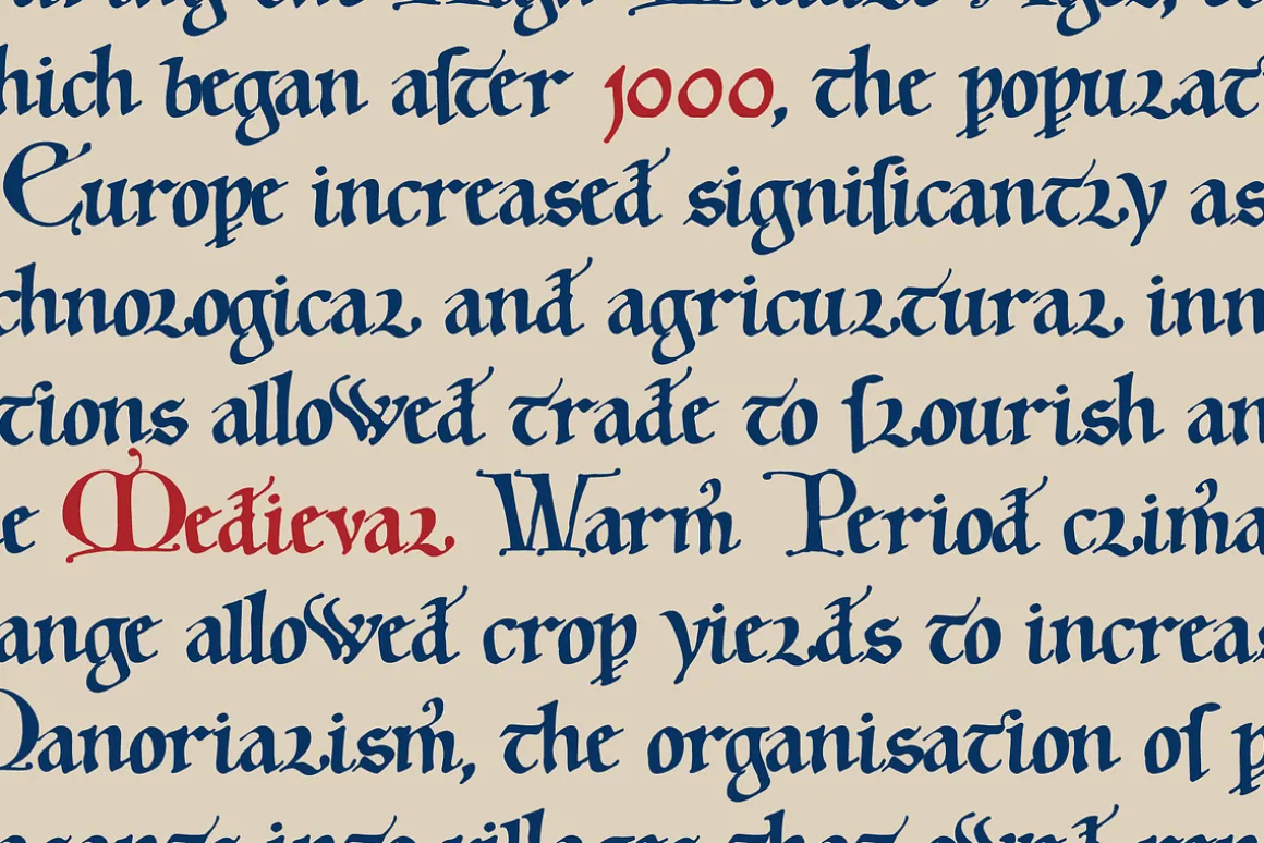 Mainz manuscript 2 fonts set