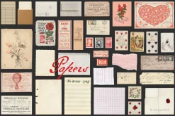 Maison Rouge – Vintage Red Ephemera