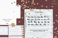Make a Note Paper & Collage Elements