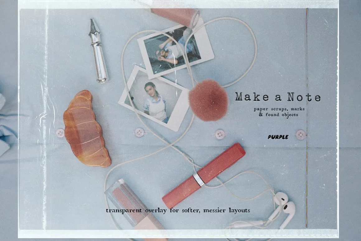 Make a Note Paper & Collage Elements