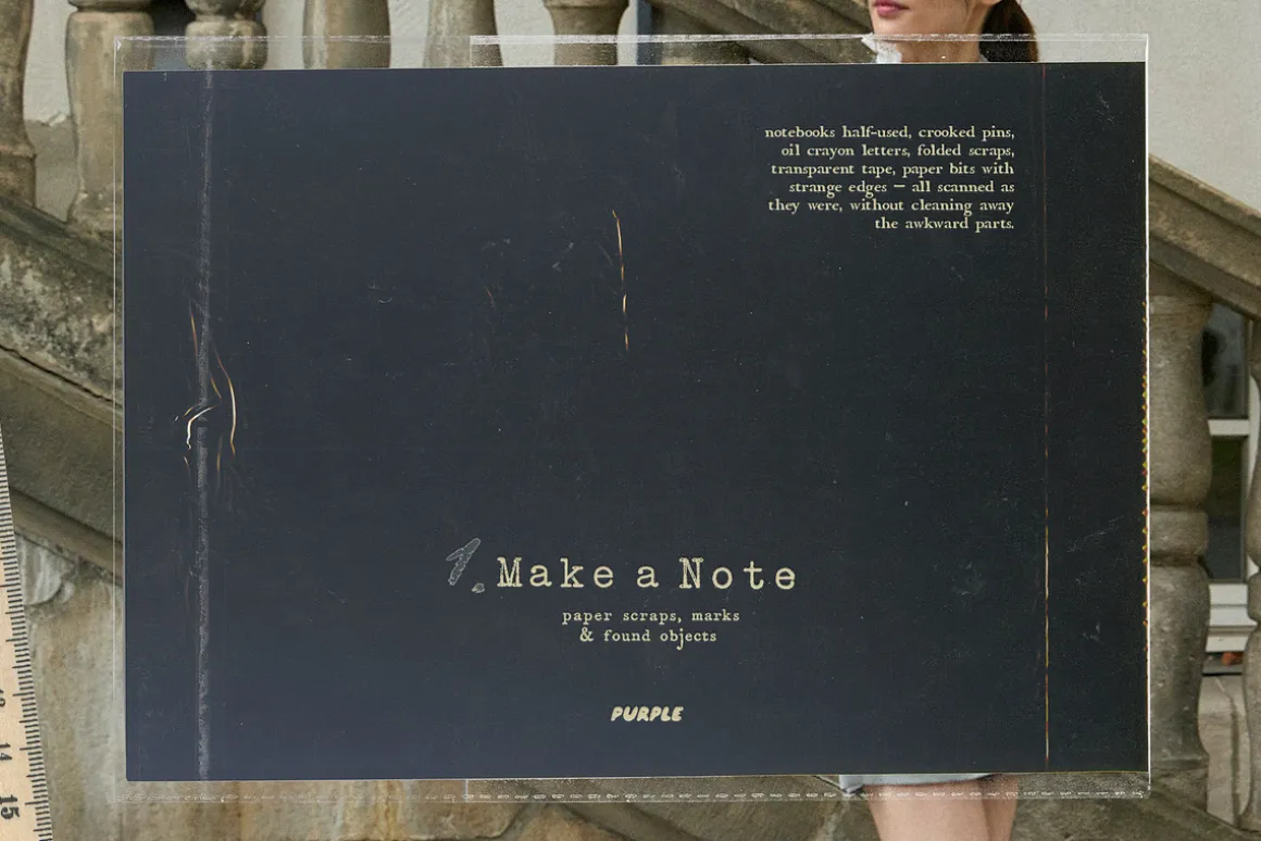 Make a Note Paper & Collage Elements