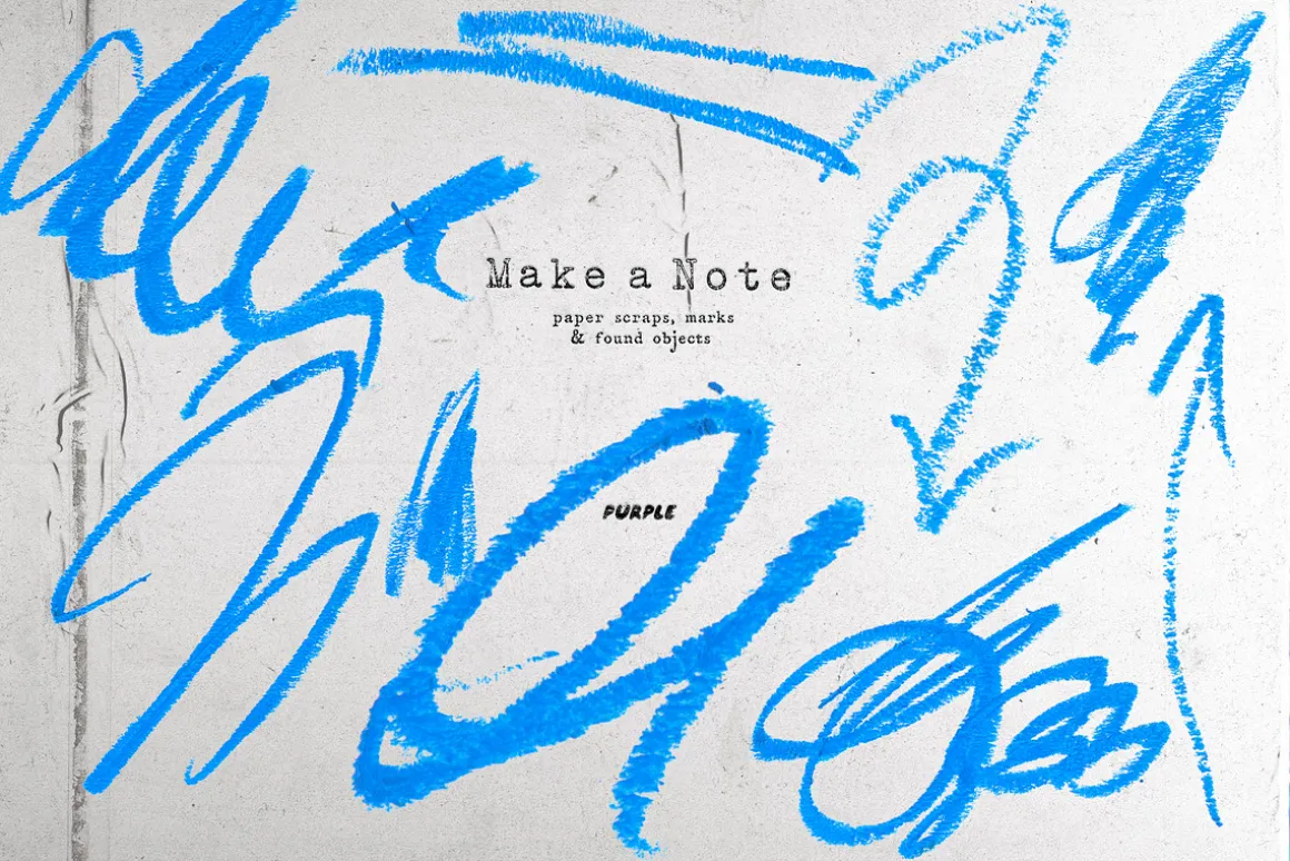 Make a Note Paper & Collage Elements