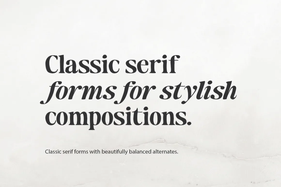 Maker's Serif Serif (30 Font)