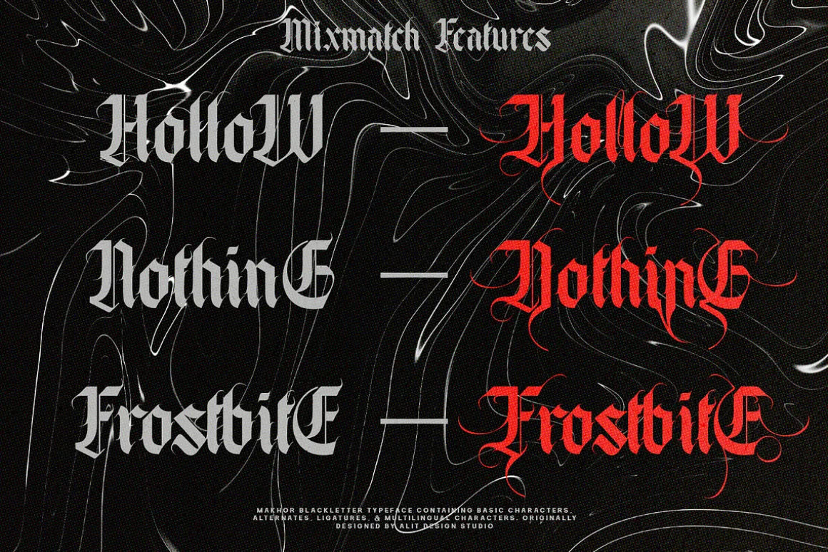 Makhor Metal Blackletter Font
