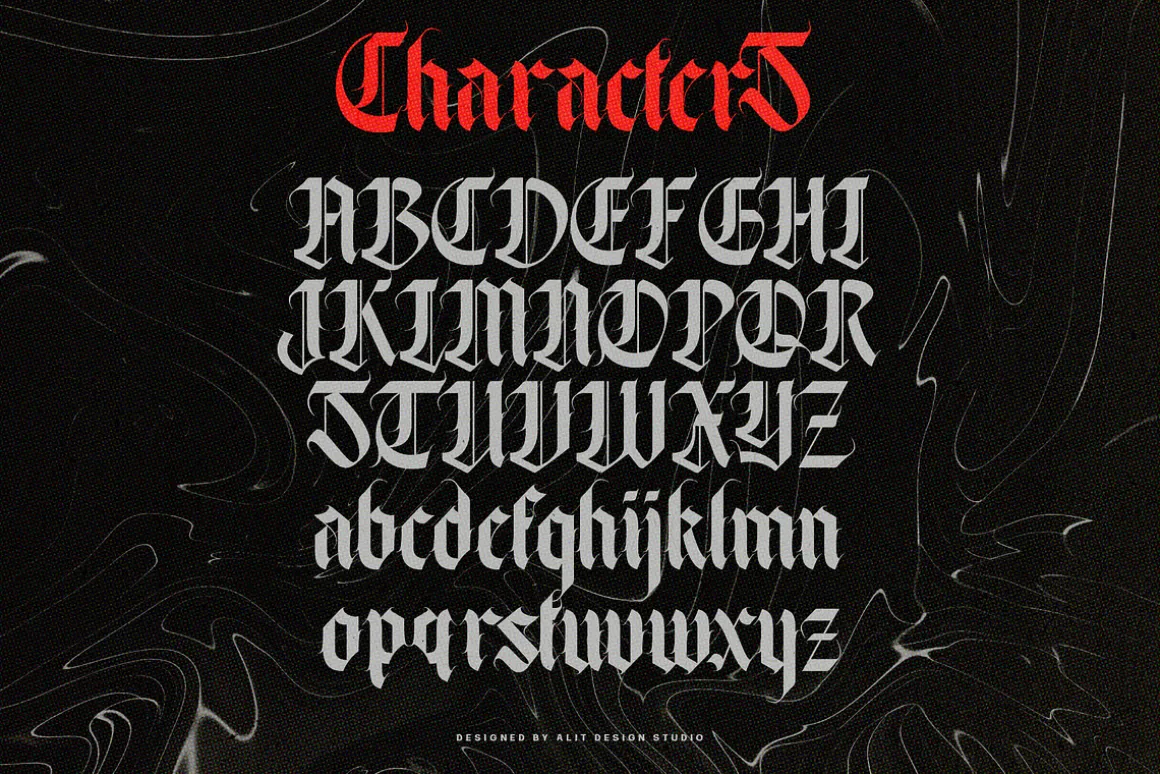 Makhor Metal Blackletter Font