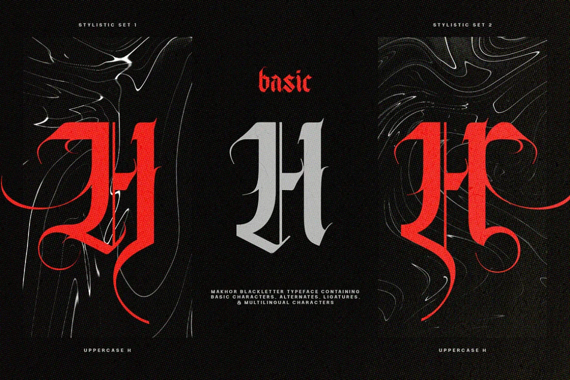 Makhor Metal Blackletter Font
