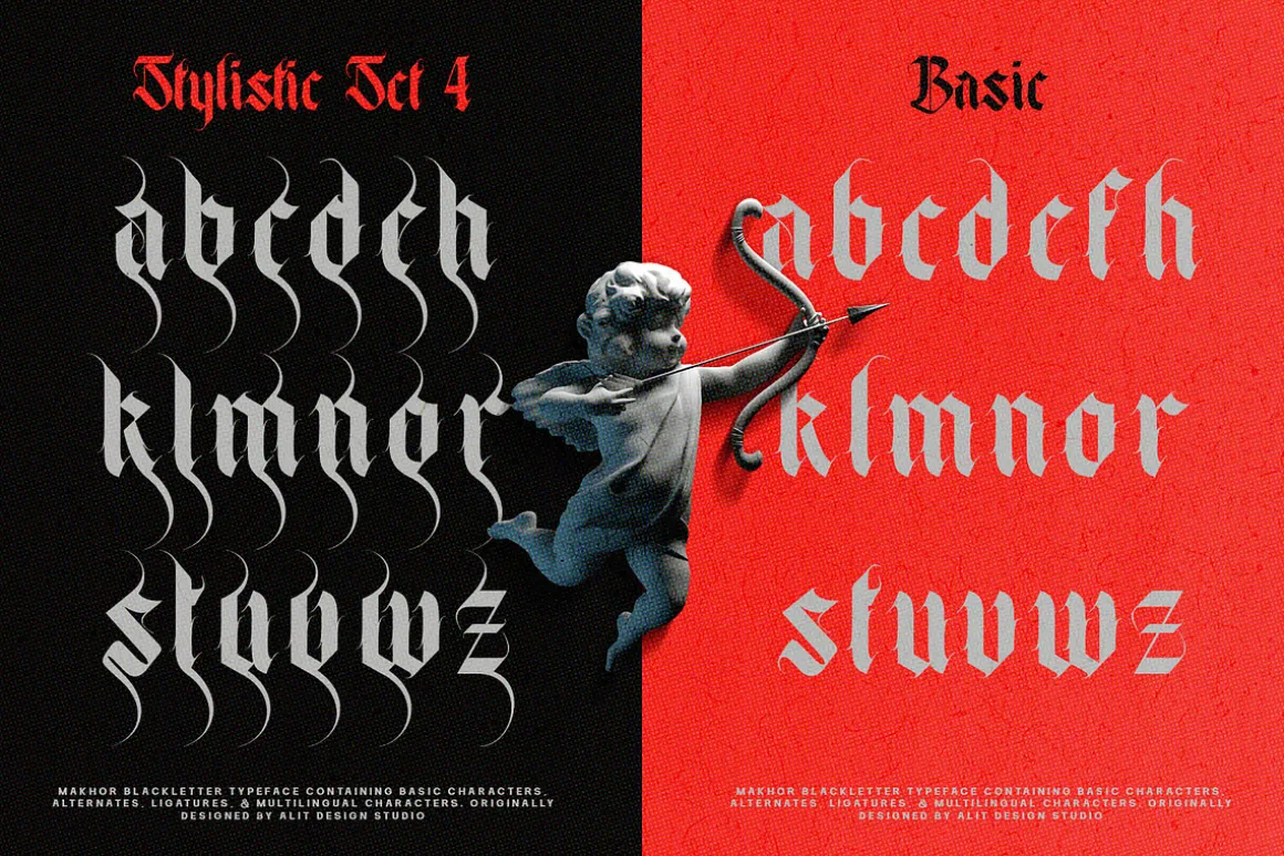 Makhor Metal Blackletter Font