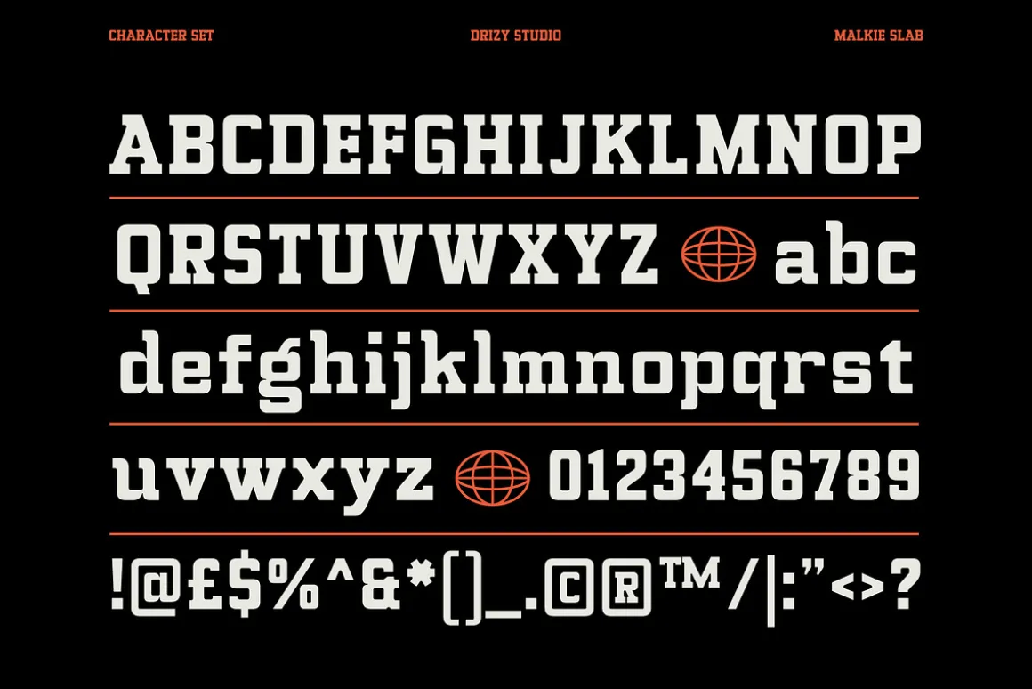 Malkie Slab – Futuristic Bold