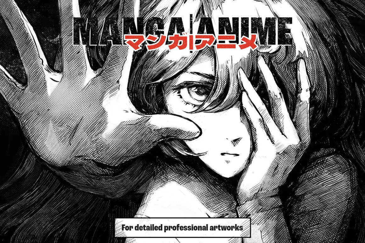 Manga and Anime Procreate Brushes