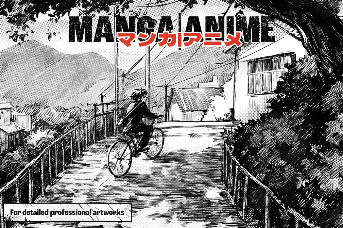 Manga and Anime Procreate Brushes