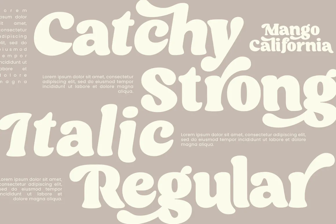 Mango California Serif Font