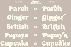 Mango California Serif Font