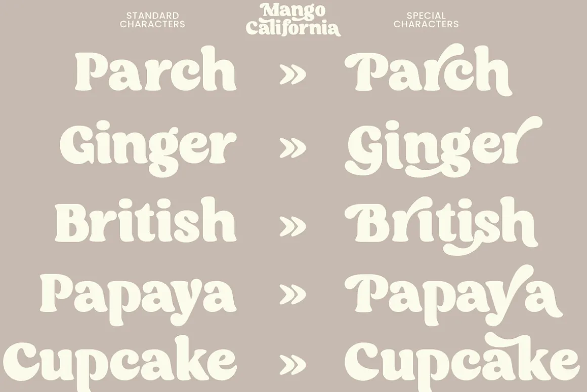 Mango California Serif Font