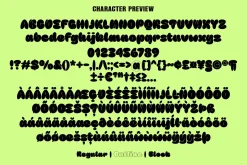 Mango Chunks | Bubble Font