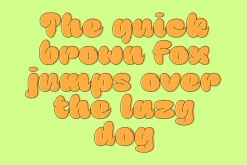 Mango Chunks | Bubble Font
