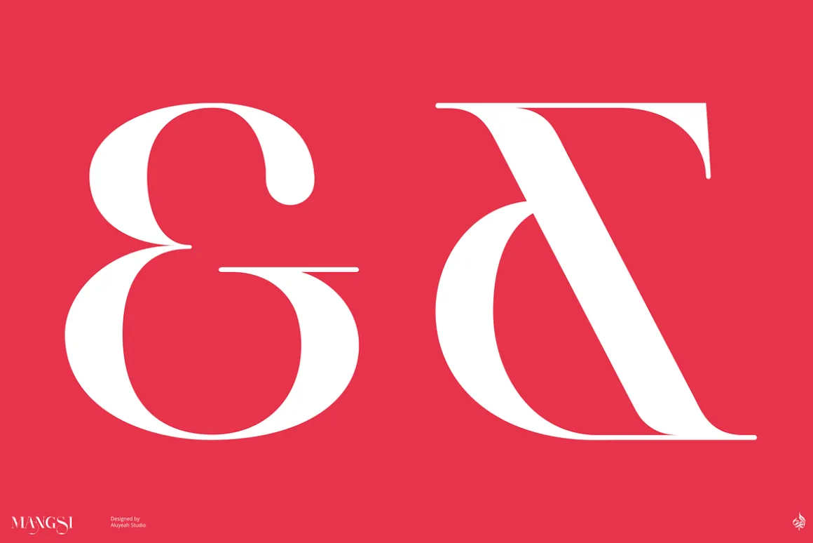 Mangsi | Inked Display Typeface