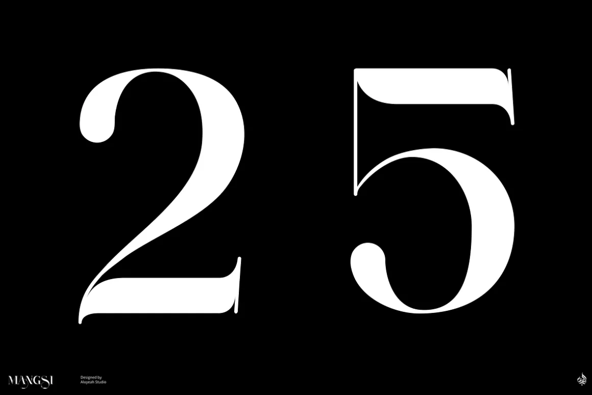 Mangsi | Inked Display Typeface