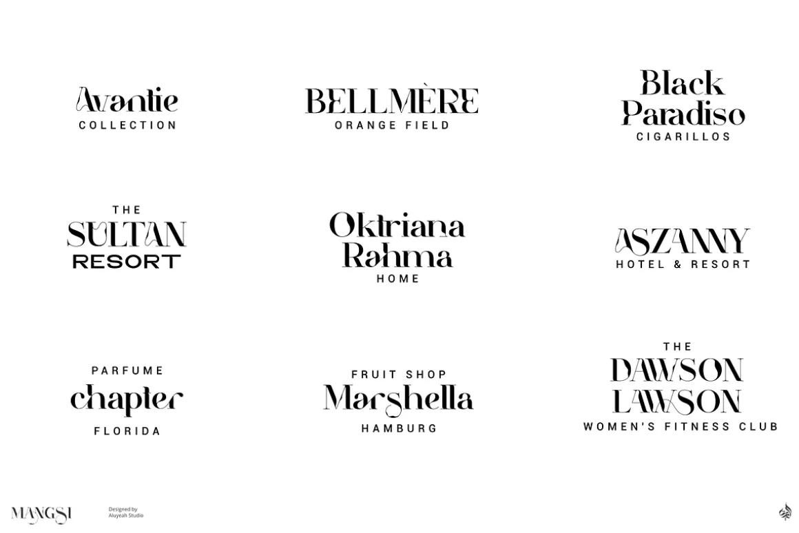 Mangsi | Inked Display Typeface