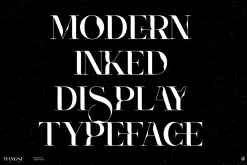 Mangsi | Inked Display Typeface