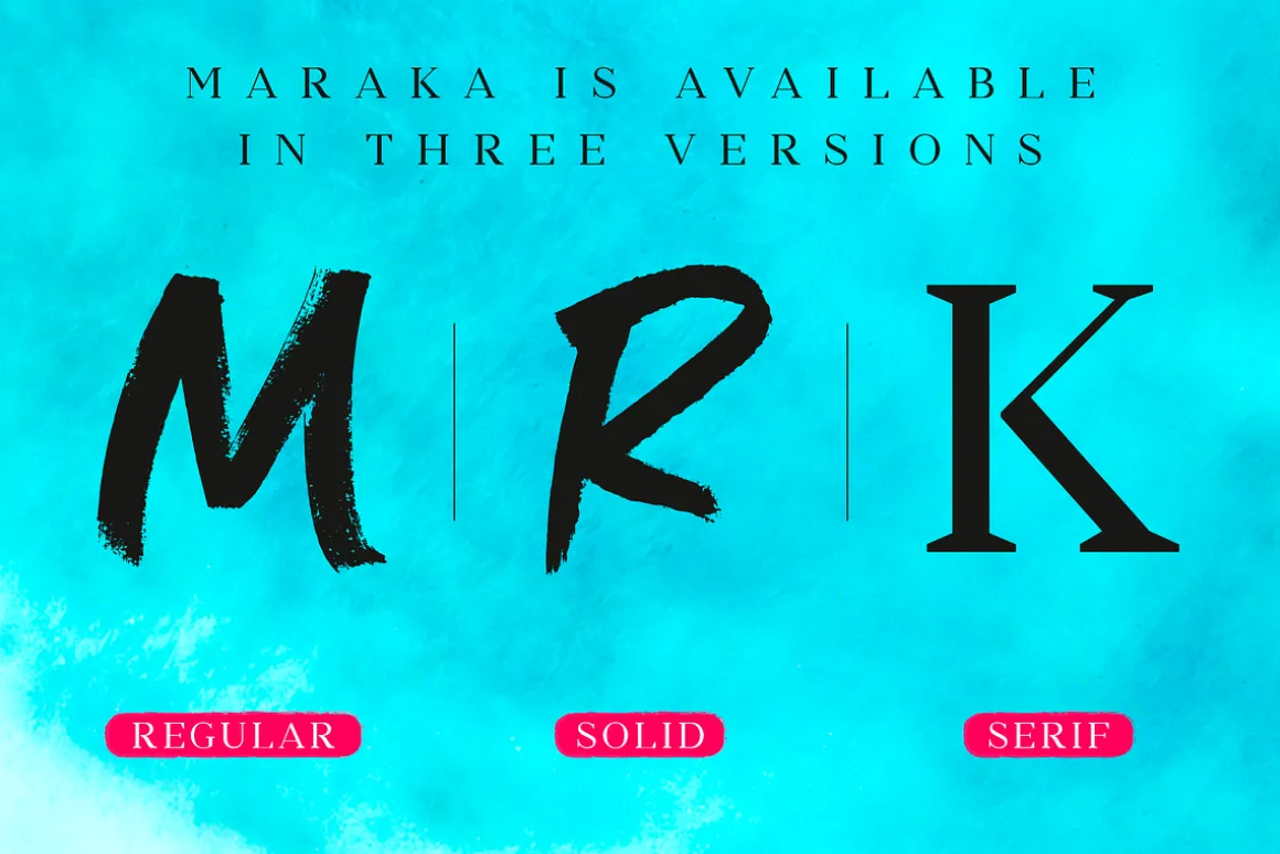 Maraka / handwrite font family
