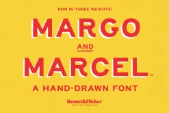 Margo and Marcel - A Hand-Drawn Font