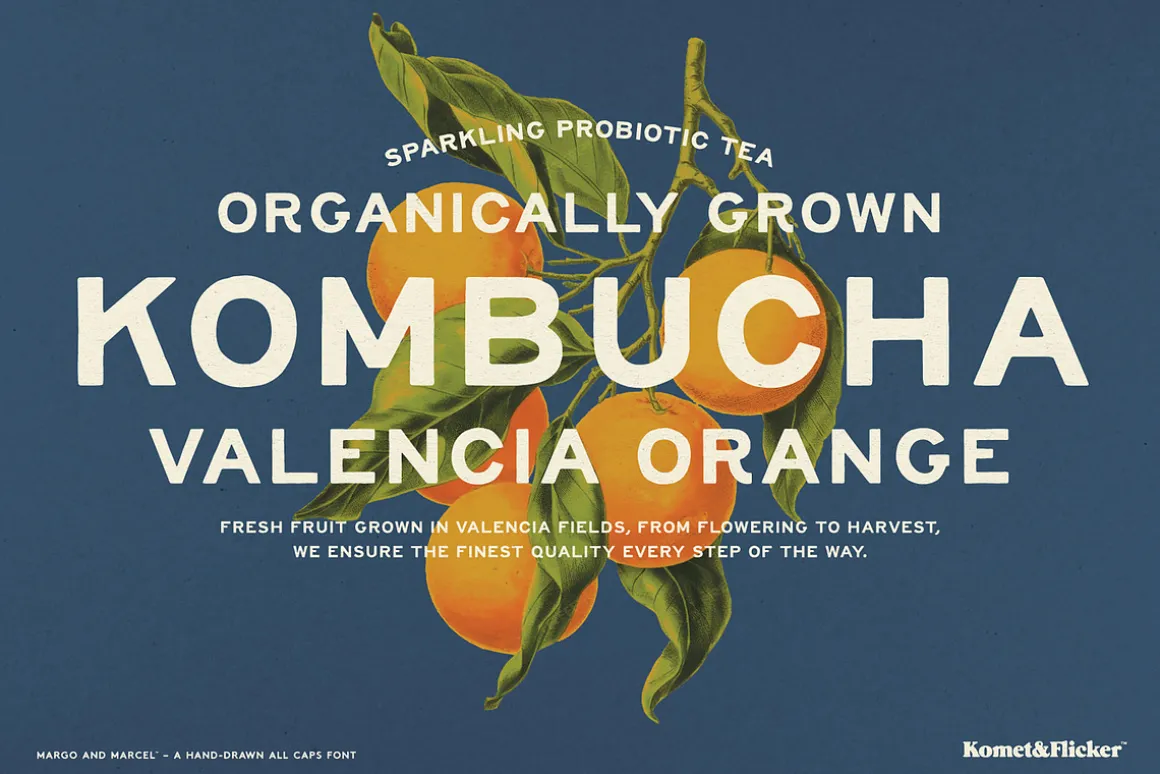 Margo and Marcel - A Hand-Drawn Font