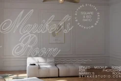 MARIBELS ROOM Frame & Canvas Mockup