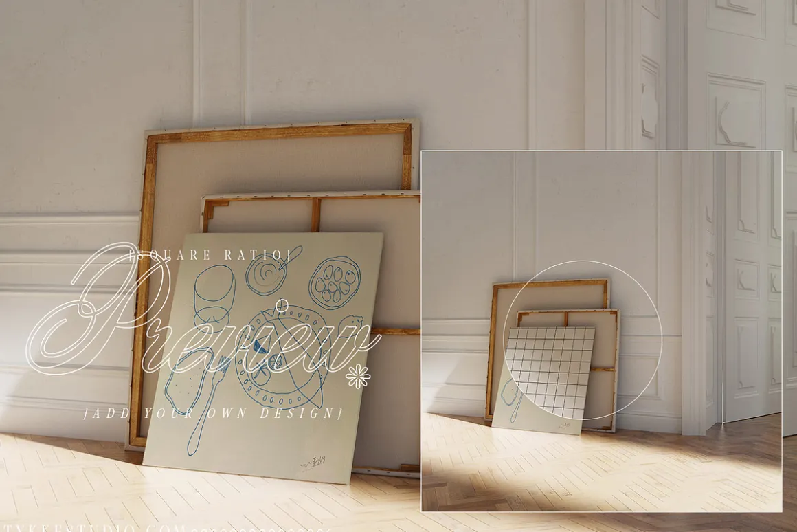 MARIBELS ROOM Frame & Canvas Mockup