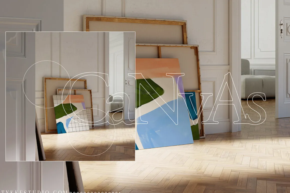 MARIBELS ROOM Frame & Canvas Mockup
