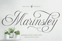 Marinsley – Modern Cursive Script
