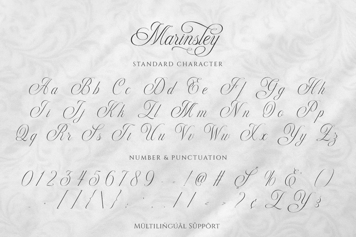 Marinsley – Modern Cursive Script