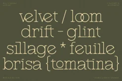 Marjolaine Type - A delicate Serif