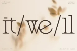 Marjolaine Type - A delicate Serif
