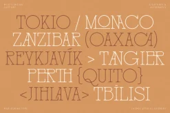 Marjolaine Type - A delicate Serif