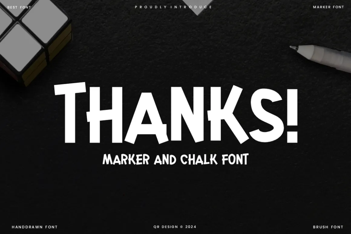 Marker Redazo - Chalk Font