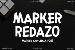 Marker Redazo - Chalk Font