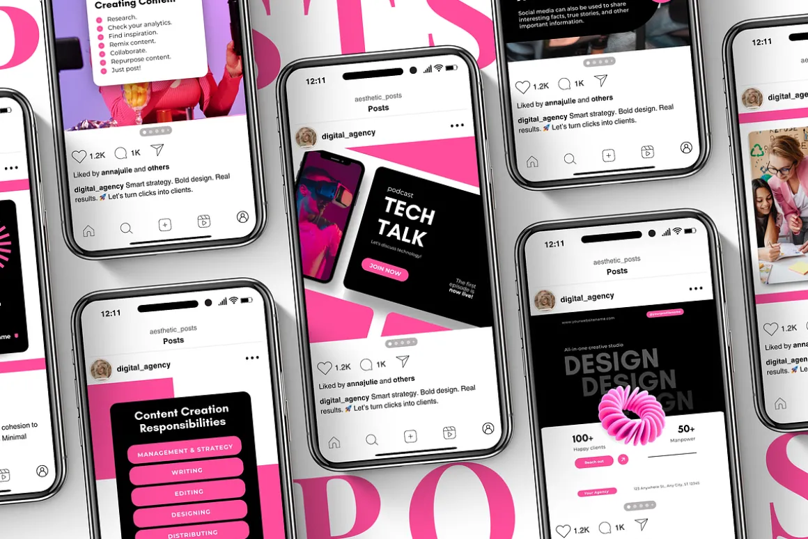 Marketing Agency Instagram Kit