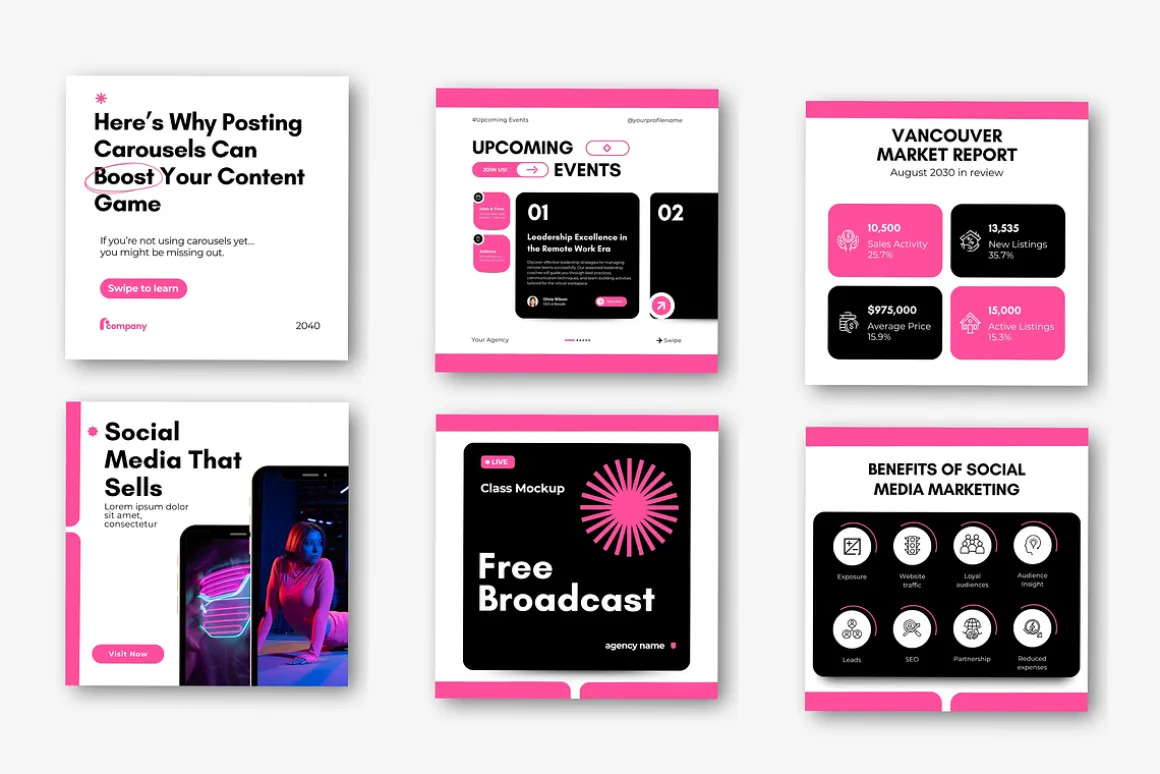 Marketing Agency Instagram Kit