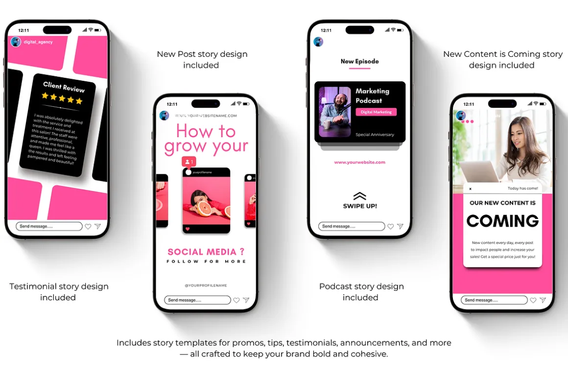 Marketing Agency Instagram Kit
