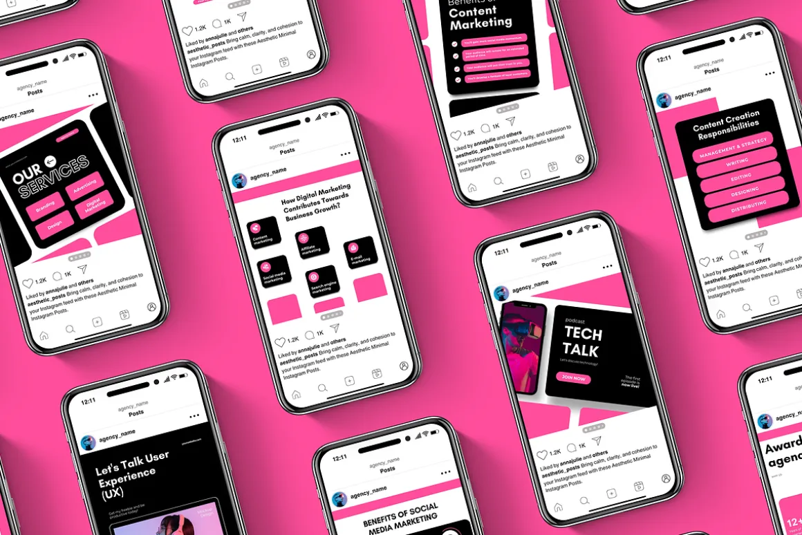 Marketing Agency Instagram Kit