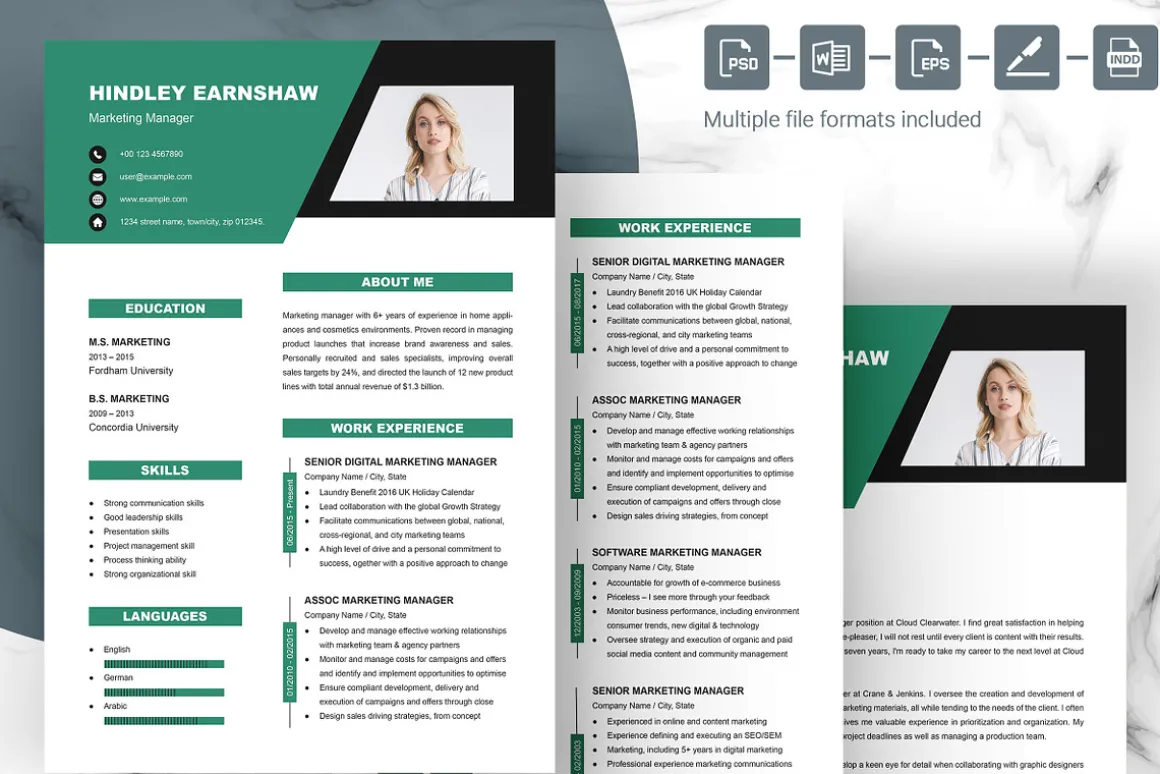 Marketing Manager CV/Resume