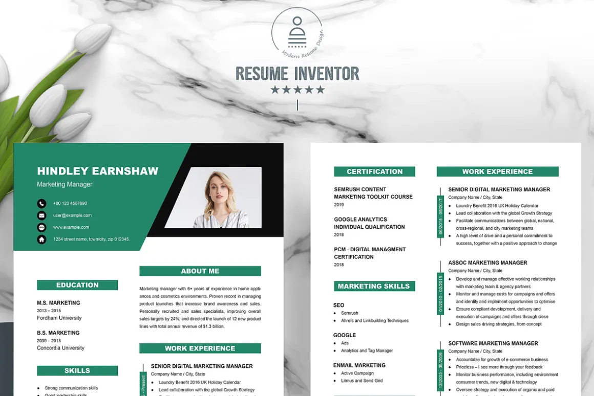 Marketing Manager CV/Resume